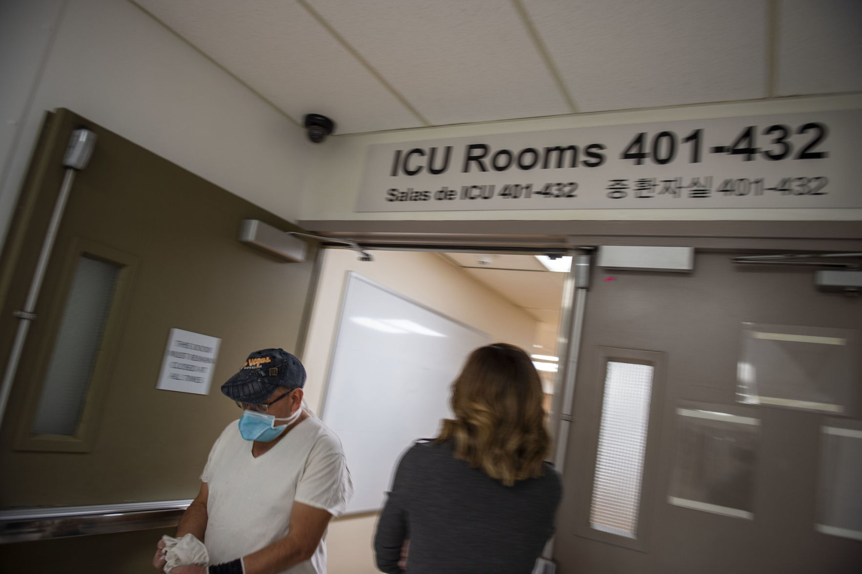 ICU Rooms at St Vincent surge hospital